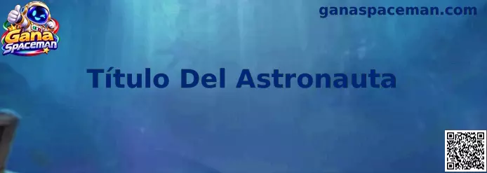 Referencia visual de Título Del Astronauta y Spaceman