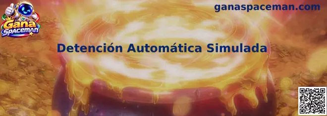 Ejemplo visual de Detención Automática Simulada en Gana Spaceman