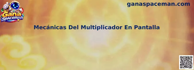 Representación de las Mecánicas Del Multiplicador En Pantalla de Gana Spaceman
